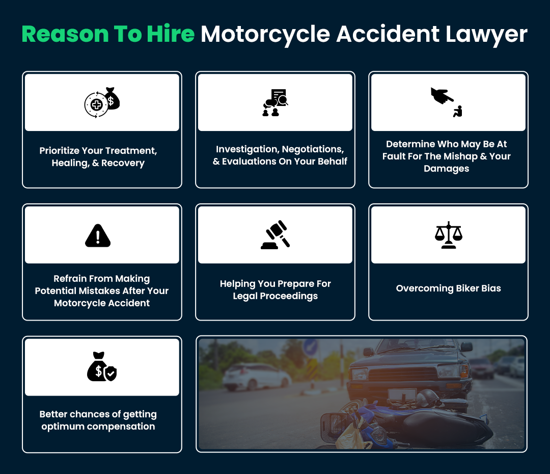 Reasons to Hire lawyer for a Motorcycle accident